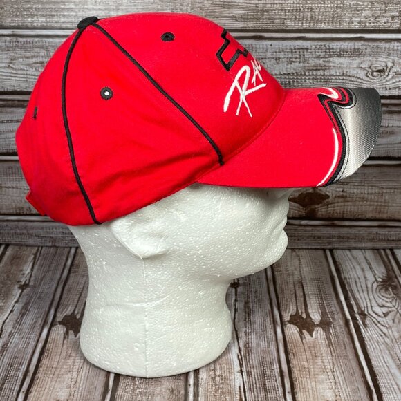 Vintage Chevrolet Racing Men's OS Hat Cap Strapback Black Red NASCAR Cars NWOT - Picture 3 of 6